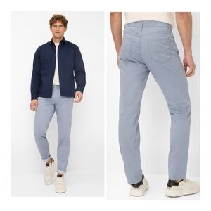 BRAX‎ Cadiz Blue Ultralight Five-Pocket Straight Fit Pants Lightweight Sz 35/32